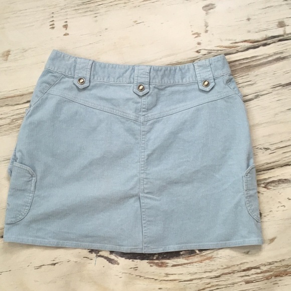 Cloudveil Skirt Mini Pencil Corduroy Pockets 6 - Picture 6 of 8